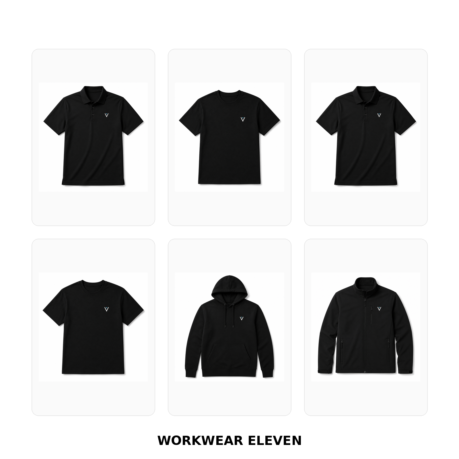 VAEYRO Workwear Eleven bundle on white background